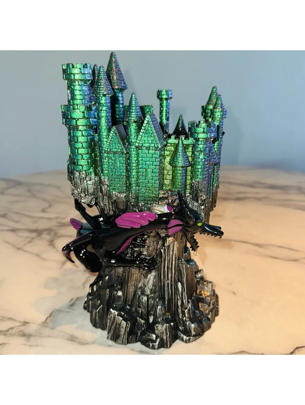 Maleficent Dragon Castle Disney Villains NEW Bath & Body Works Candle Holder
